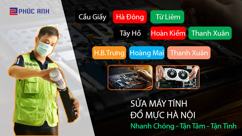 Sửa chữa máy tính tại nhà Hà Nội